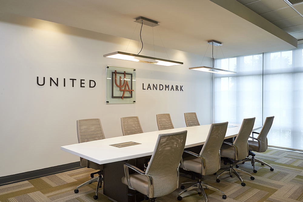 united landmark associates conference room interior